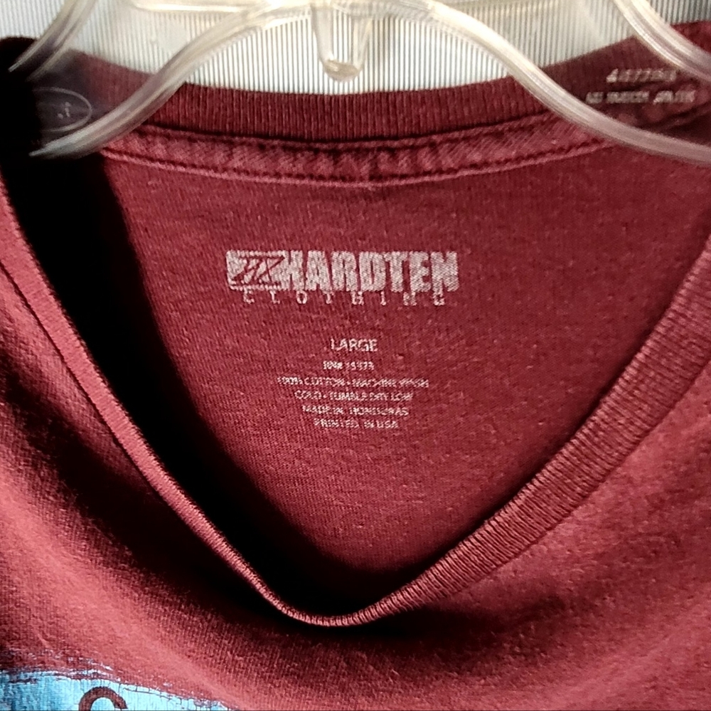 Good Vibes Surfing Bear Unisex Hardten  Tshirt - Picture 4 of 4